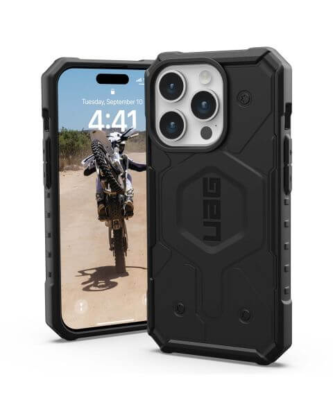 UAG Pathfinder Backcover MagSafe iPhone 15 Pro - Zwart / Schwarz / Black