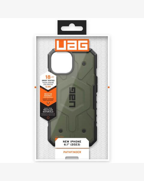 UAG Pathfinder Backcover MagSafe iPhone 15 - Olive Drab