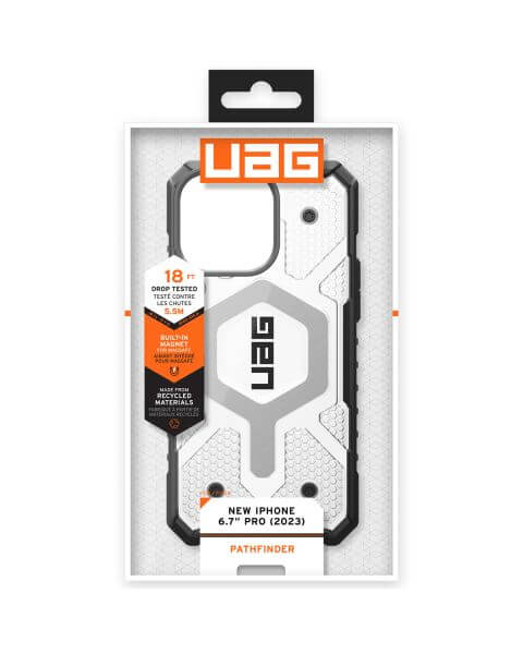 UAG Pathfinder Backcover MagSafe iPhone 15 Pro Max - Ice