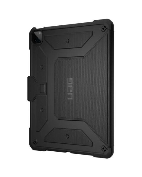 UAG Metropolis Bookcase iPad Pro 12.9 (2022) / Pro 12.9 (2021) - Zwart / Schwarz / Black