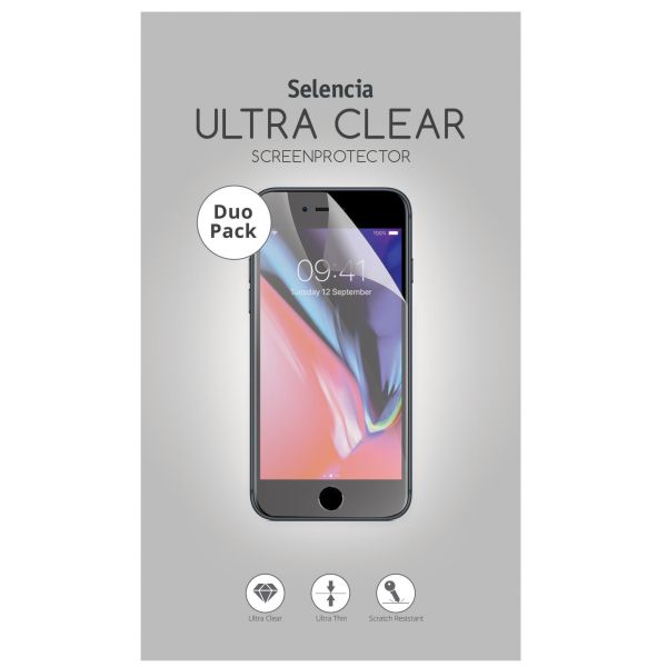 Selencia Duo Pack Ultra Clear Screenprotector Motorola Moto G6 Play