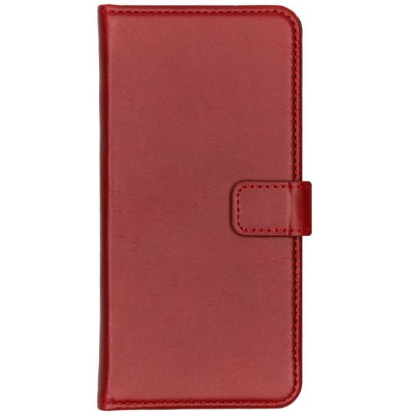Selencia Echt Lederen Bookcase Huawei P30 Lite - Rood / Rot / Red