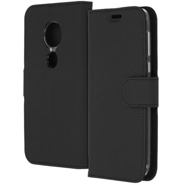 Accezz Wallet Softcase Bookcase Motorola Moto G7 Play - Zwart / Schwarz / Black