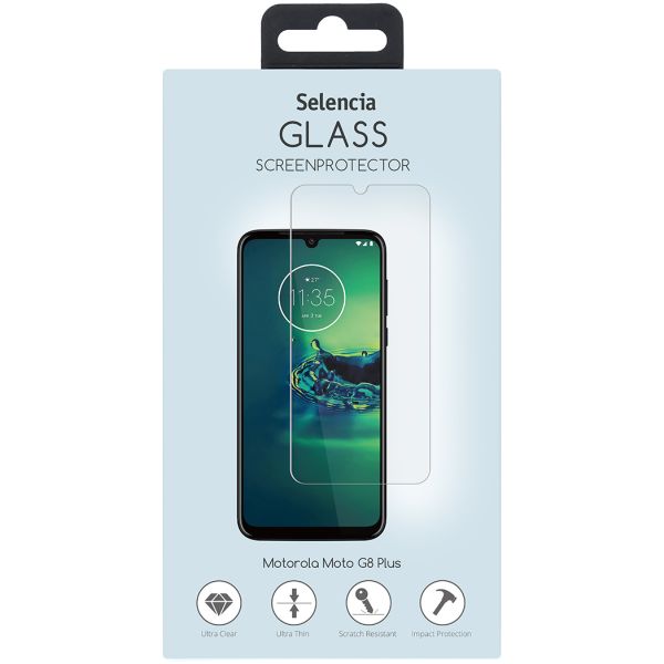 Selencia Gehard Glas Screenprotector Motorola Moto G8 Plus