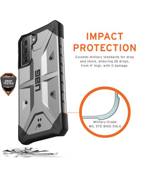 UAG Pathfinder Backcover Samsung Galaxy S21 - Zilver / Silber   / Silver