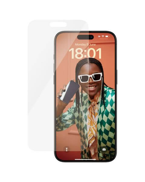 PanzerGlass Anti-Bacterial Screenprotector iPhone 15 Pro Max