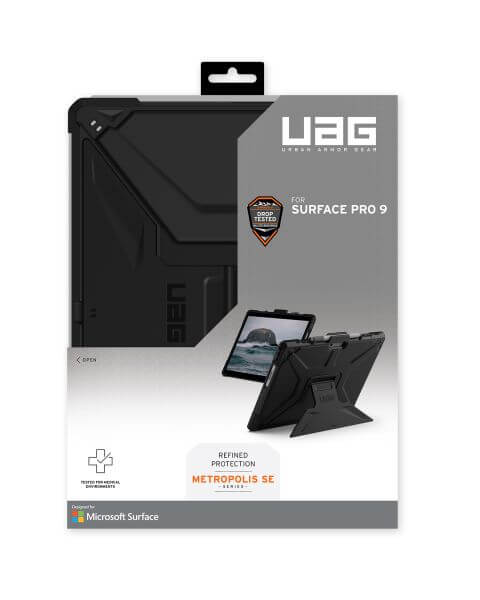 UAG Metropolis Backcover Microsoft Surface Pro 9 - Zwart / Schwarz / Black