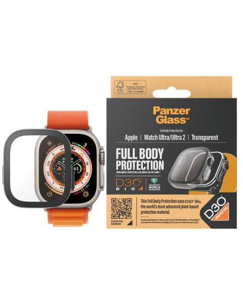 PanzerGlass Full Body Case Apple Watch Ultra 2 - 49 mm - Transparant / Transparent