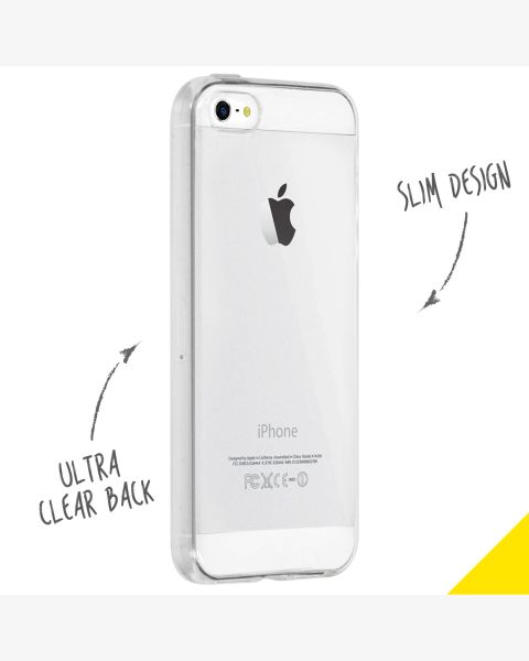 Accezz Clear Backcover iPhone 5 / 5s / SE - Transparant / Transparent