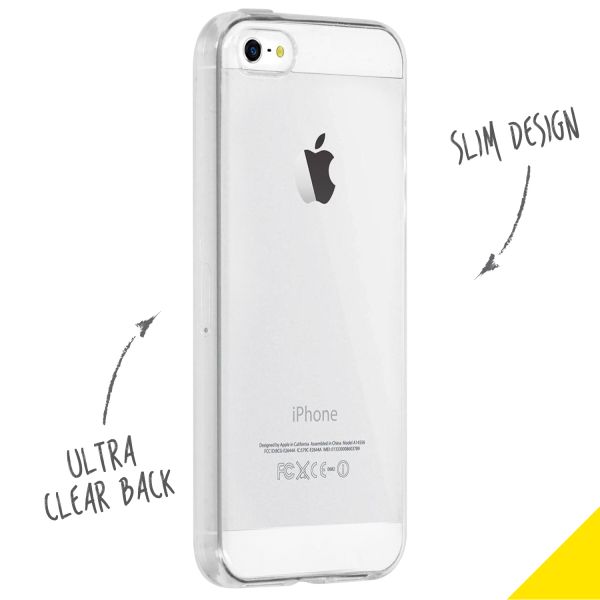 Accezz Clear Backcover iPhone 5 / 5s / SE - Transparant / Transparent