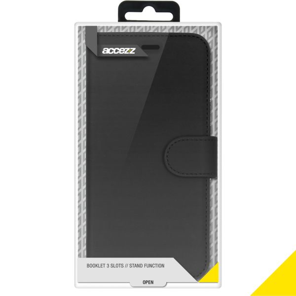 Wallet Softcase Booktype iPhone SE / 5 / 5s - Zwart / Black