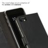 Selencia Echt Lederen Bookcase iPhone SE (2022 / 2020) / 8 / 7 / 6(s)