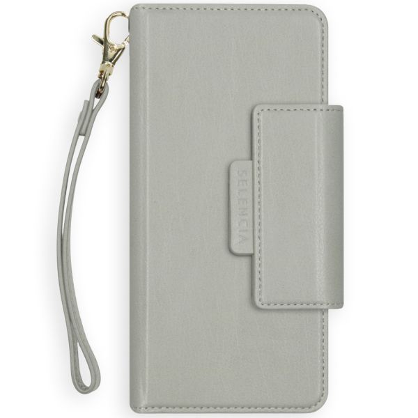 Uitneembare Vegan Lederen Bookcase iPhone SE (2020) / 8/7/6s - Grijs / Grey