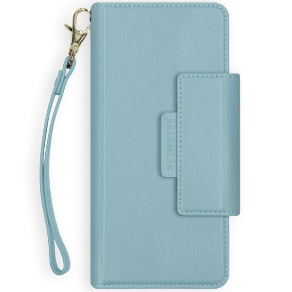 Uitneembare Vegan Lederen Bookcase iPhone SE (2020) / 8/7/6s - Blauw / Blue