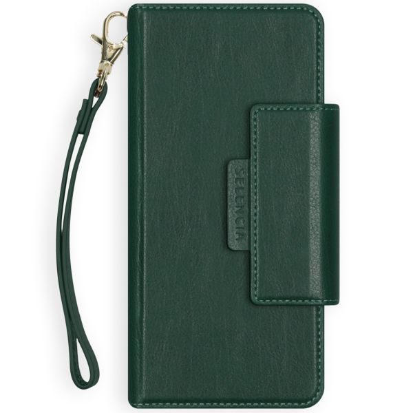 Uitneembare Vegan Lederen Bookcase iPhone SE (2020) / 8/7/6s - Groen / Green