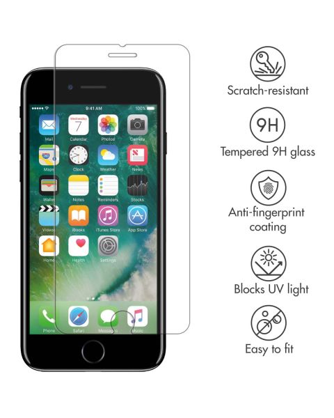 Selencia Gehard Glas Screenprotector iPhone 8 / 7 / 6s / 6