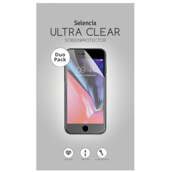 Duo Pack Ultra Clear Screenprotector Samsung Galaxy A01 - Screenprotector
