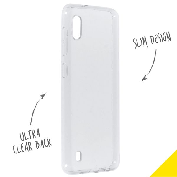 Accezz Clear Backcover Samsung Galaxy A10 - Transparant / Transparent