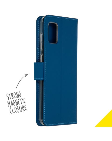 Accezz Wallet Softcase Bookcase Samsung Galaxy A31 - Blauw / Blau / Blue