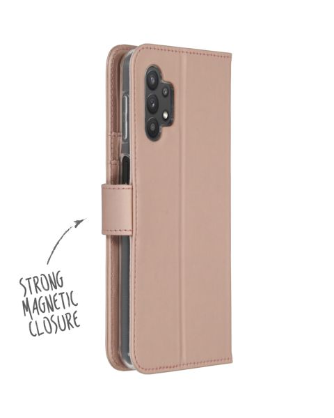 Accezz Wallet Softcase Bookcase Samsung Galaxy A32 (5G) - Rosé Goud / Roségold