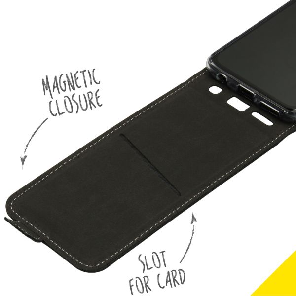 Accezz Flipcase Samsung Galaxy A40 - Zwart / Schwarz / Black