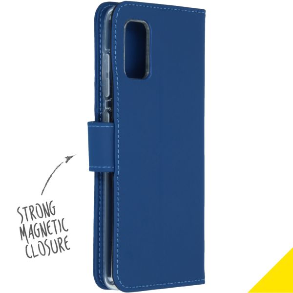Accezz Wallet Softcase Bookcase Samsung Galaxy A41 - Blauw / Blau / Blue