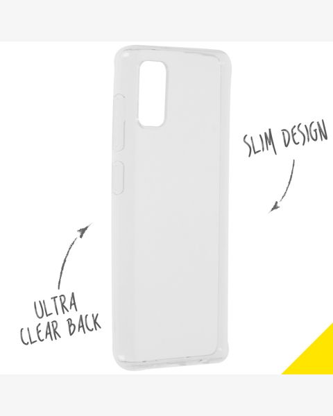 Accezz Clear Backcover Samsung Galaxy A41 - Transparant / Transparent