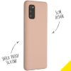 Accezz Liquid Silicone Backcover Samsung Galaxy A41 - Roze / Rosa / Pink