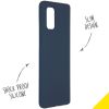Accezz Liquid Silicone Backcover Samsung Galaxy A41 - Blauw / Blau / Blue