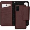 Selencia 2-in-1 Uitneembare Slang Bookcase Galaxy A41 - Donkerrood / Dunkelrot / Dark Red