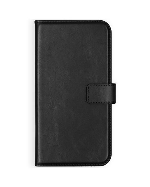 Selencia Echt Lederen Bookcase Samsung Galaxy A42 - Zwart / Schwarz / Black