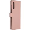 Selencia Echt Lederen Bookcase Samsung Galaxy A50 / A30s - Roze / Rosa / Pink