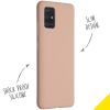 Accezz Liquid Silicone Backcover Samsung Galaxy A51 - Roze / Rosa / Pink
