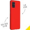 Accezz Liquid Silicone Backcover Samsung Galaxy A51 - Rood / Rot / Red
