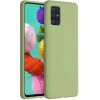 Liquid Silicone Backcover Samsung Galaxy A51 - Groen - Groen / Green