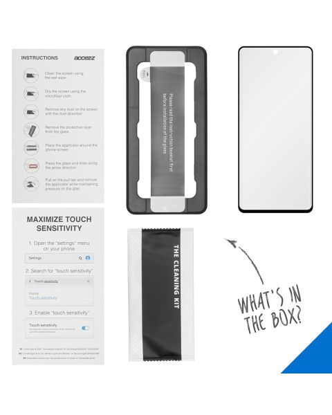 Accezz Glass Screenprotector + Applicator Samsung Galaxy A51