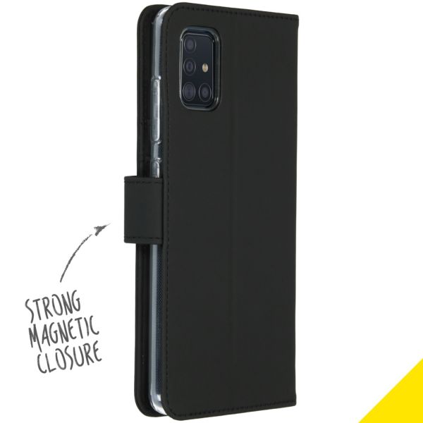 Accezz Wallet Softcase Bookcase Samsung Galaxy A51 - Zwart / Schwarz / Black