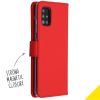 Accezz Wallet Softcase Bookcase Samsung Galaxy A51 - Rood / Rot / Red