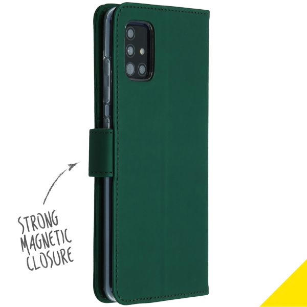 Accezz Wallet Softcase Bookcase Samsung Galaxy A51 - Groen / Grün  / Green