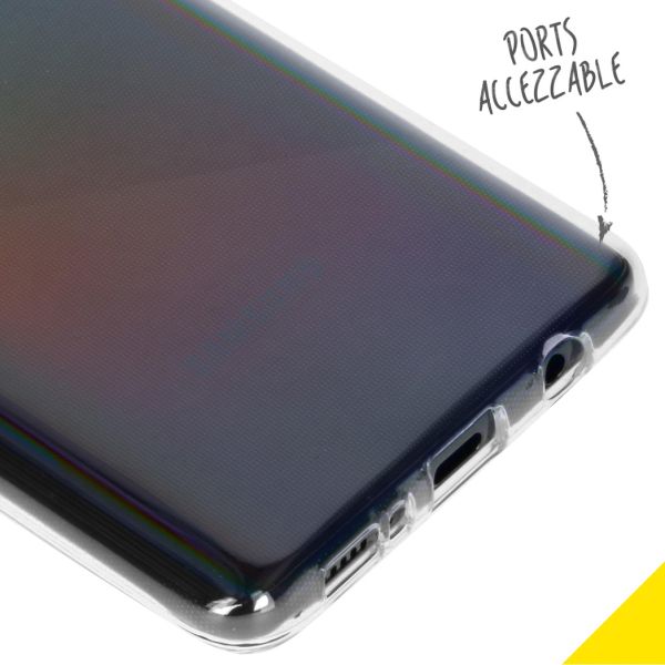 Accezz Clear Backcover Samsung Galaxy A51 - Transparant / Transparent