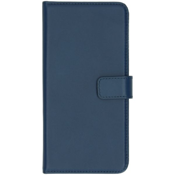 Selencia Echt Lederen Bookcase Samsung Galaxy A51 - Blauw / Blau / Blue