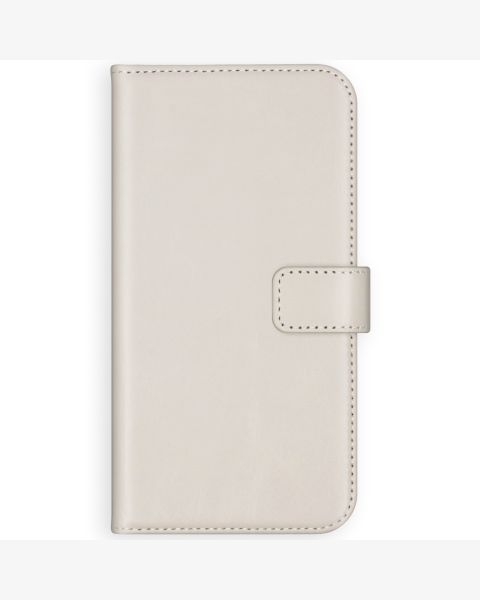 Selencia Echt Lederen Bookcase Samsung Galaxy A51 - Lichtgrijs / Hellgrau    / Light Gray