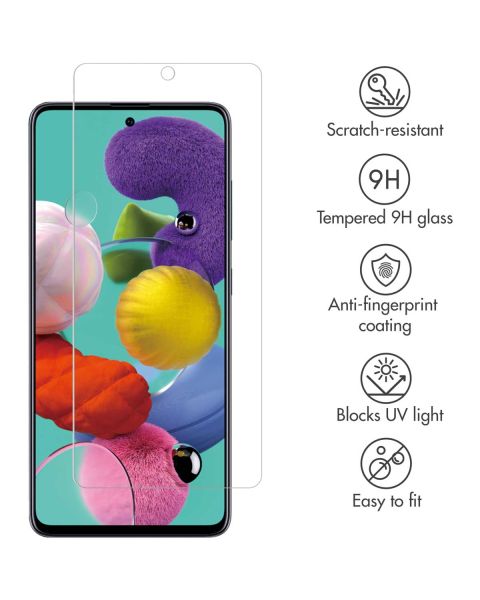 Selencia Gehard Glas Screenprotector Samsung Galaxy A51