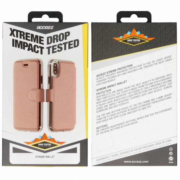 Xtreme Wallet Booktype Samsung Galaxy A6 (2018) - Rosé Goud / Rosé Gold