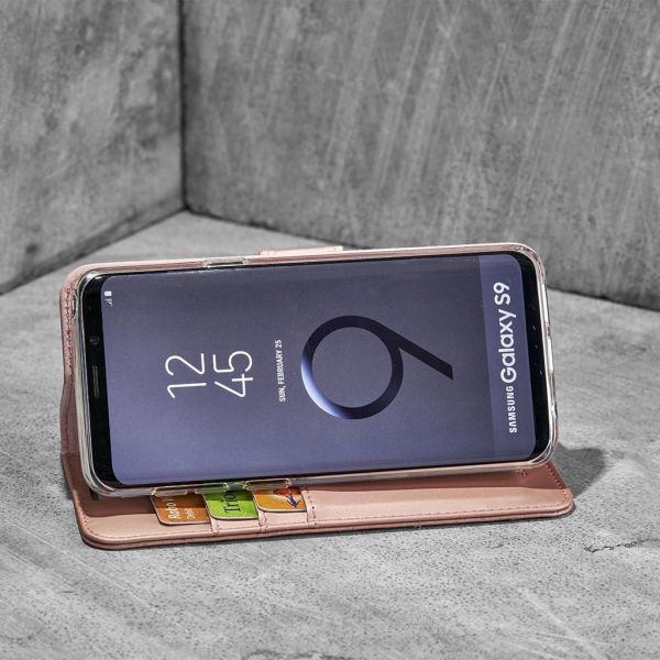 Wallet Softcase Booktype Samsung Galaxy A6 Plus (2018) - Rosé Goud / Rosé Gold