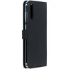 Selencia Echt Lederen Bookcase Samsung Galaxy A70 - Zwart / Schwarz / Black