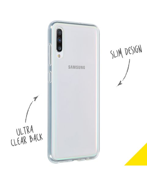 Accezz Clear Backcover Samsung Galaxy A70 - Transparant / Transparent