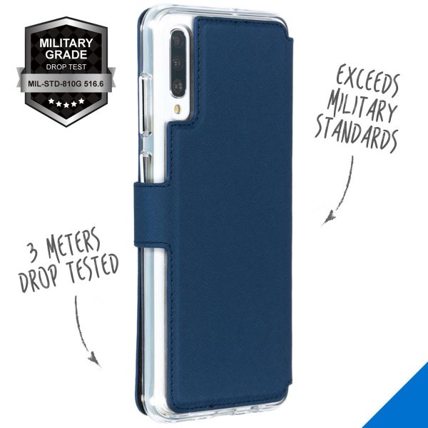 Xtreme Wallet Booktype Samsung Galaxy A70 - Blauw - Blauw / Blue