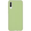 Liquid Silicone Backcover Samsung Galaxy A70 - Groen - Groen / Green