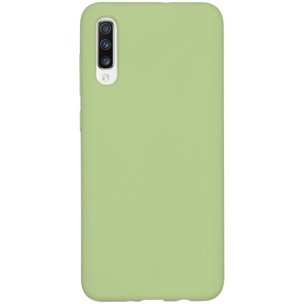 Liquid Silicone Backcover Samsung Galaxy A70 - Groen - Groen / Green